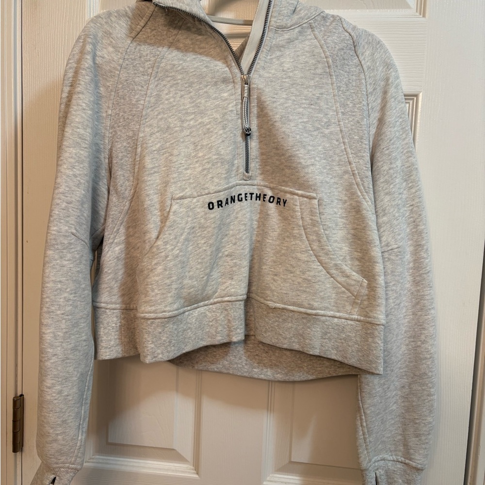 Lululemon/Orangetheory Gray Scuba Half-Zip